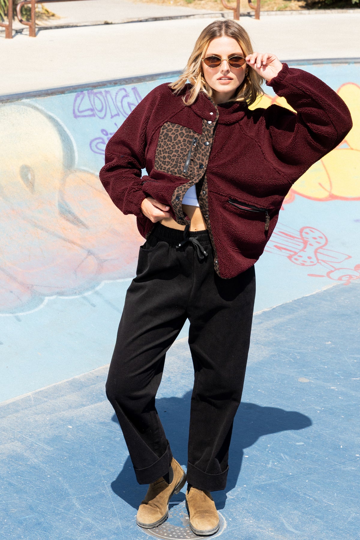 Veste Giany bordeaux