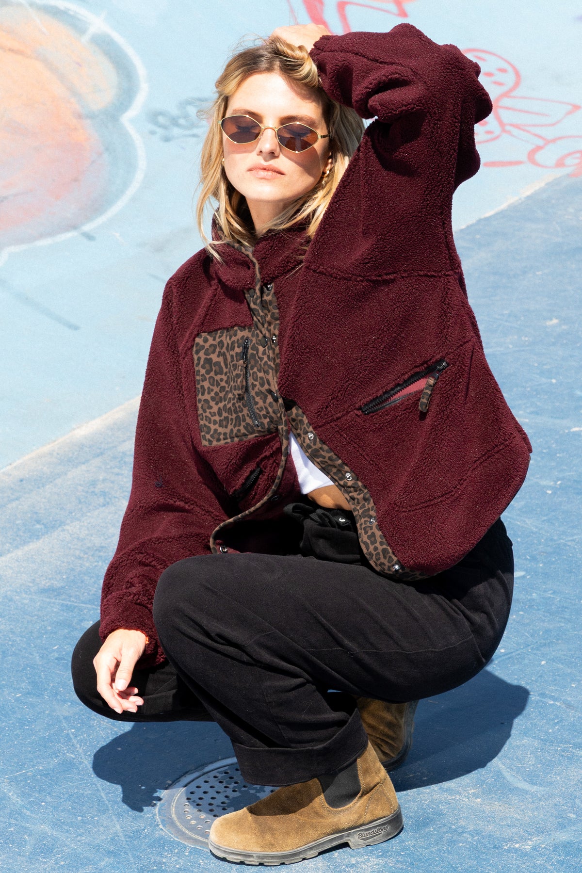 Veste Giany bordeaux