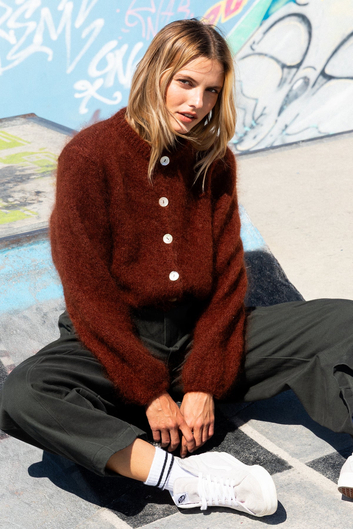 Lea brown cardigan