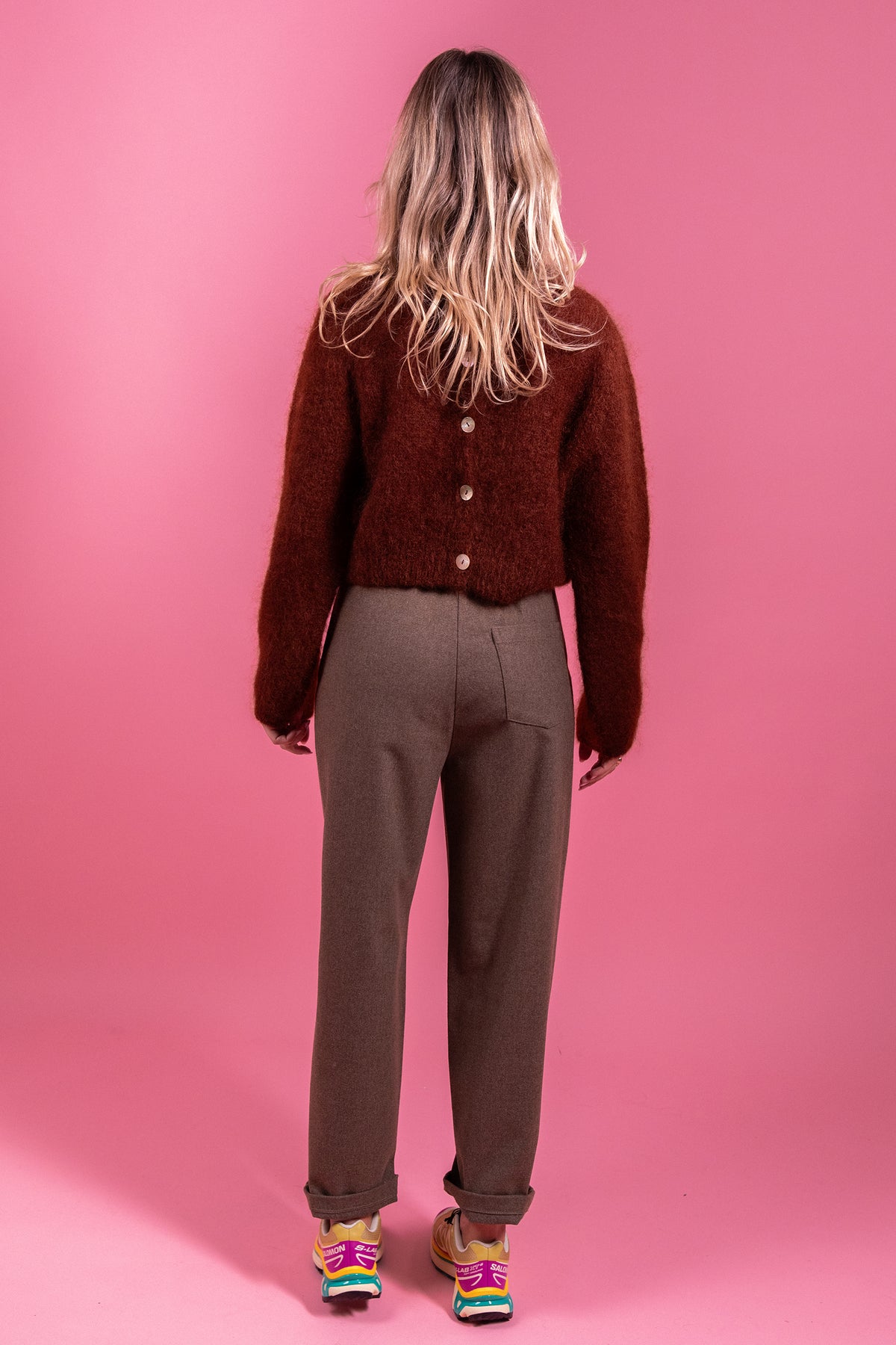 Lea brown cardigan