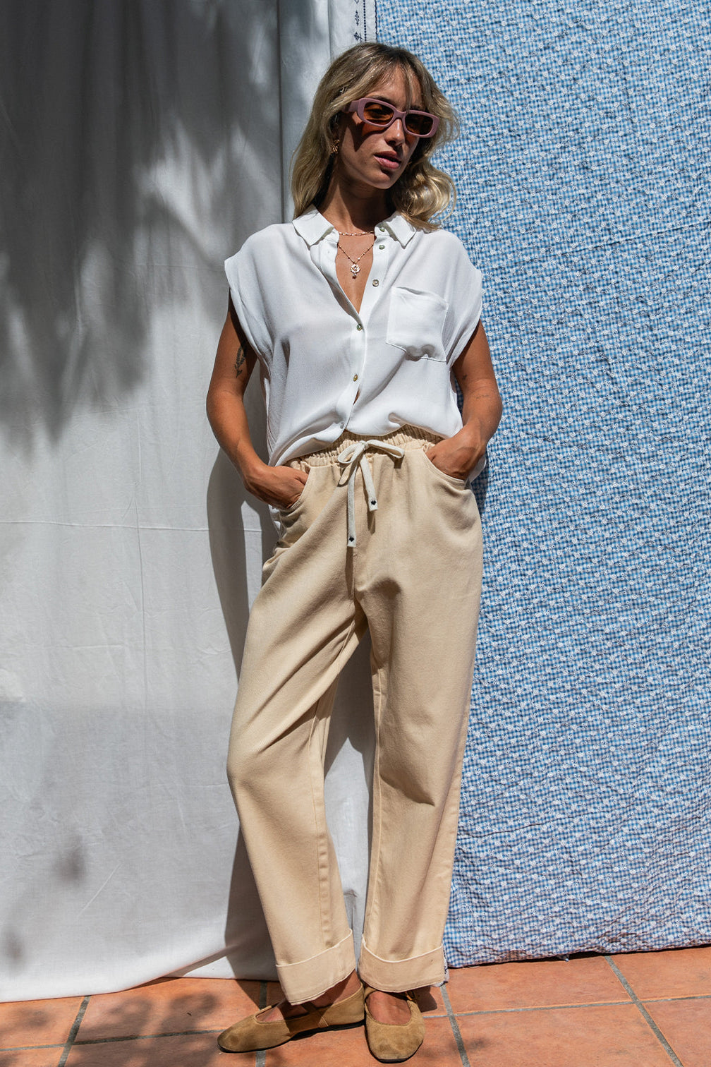 Pantalon Primo beige