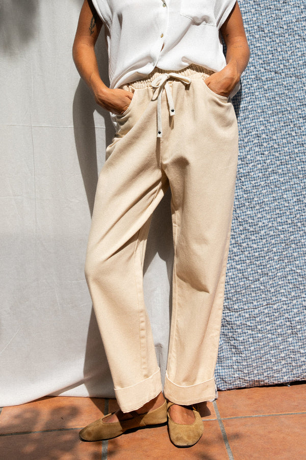 Pantalon Primo beige