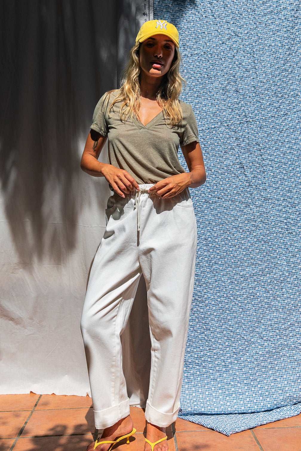 Pantalon Primo écru