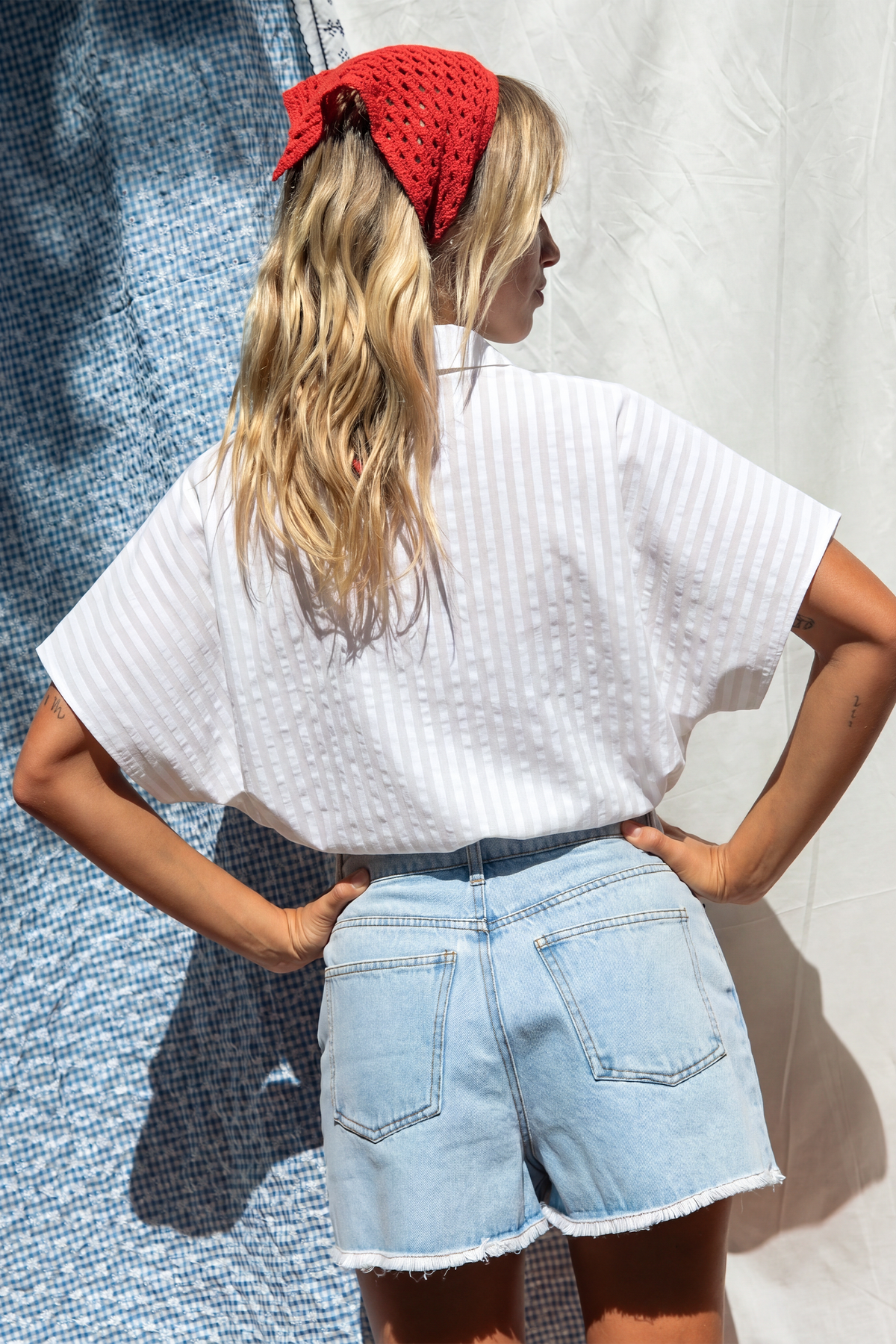 White stripes Caraibes shirt