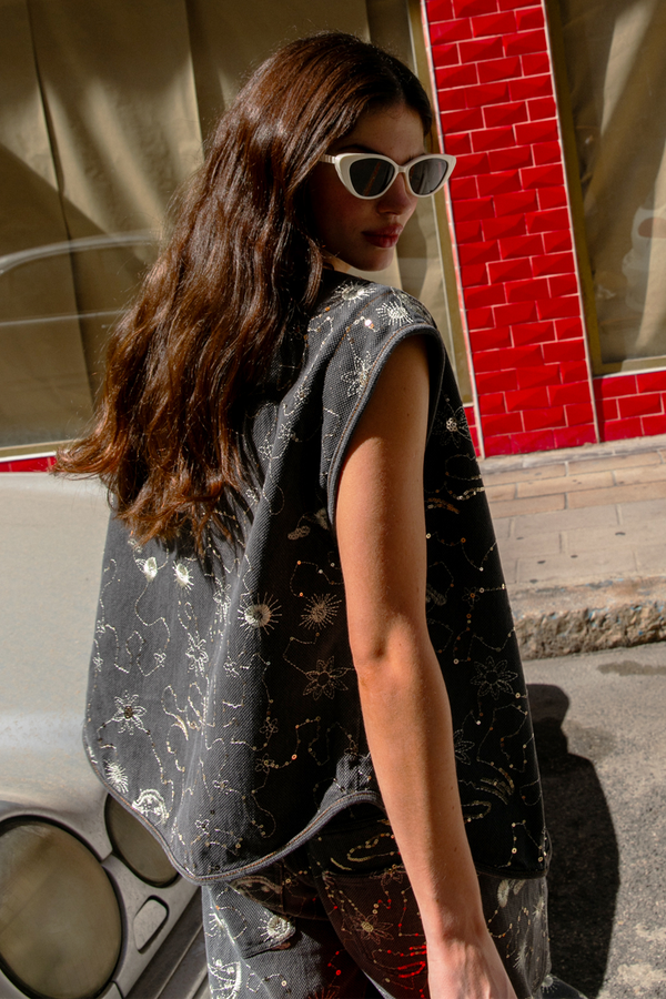 Veste en jean Gili • Astro