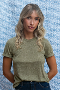 T-shirt Tia vert olive