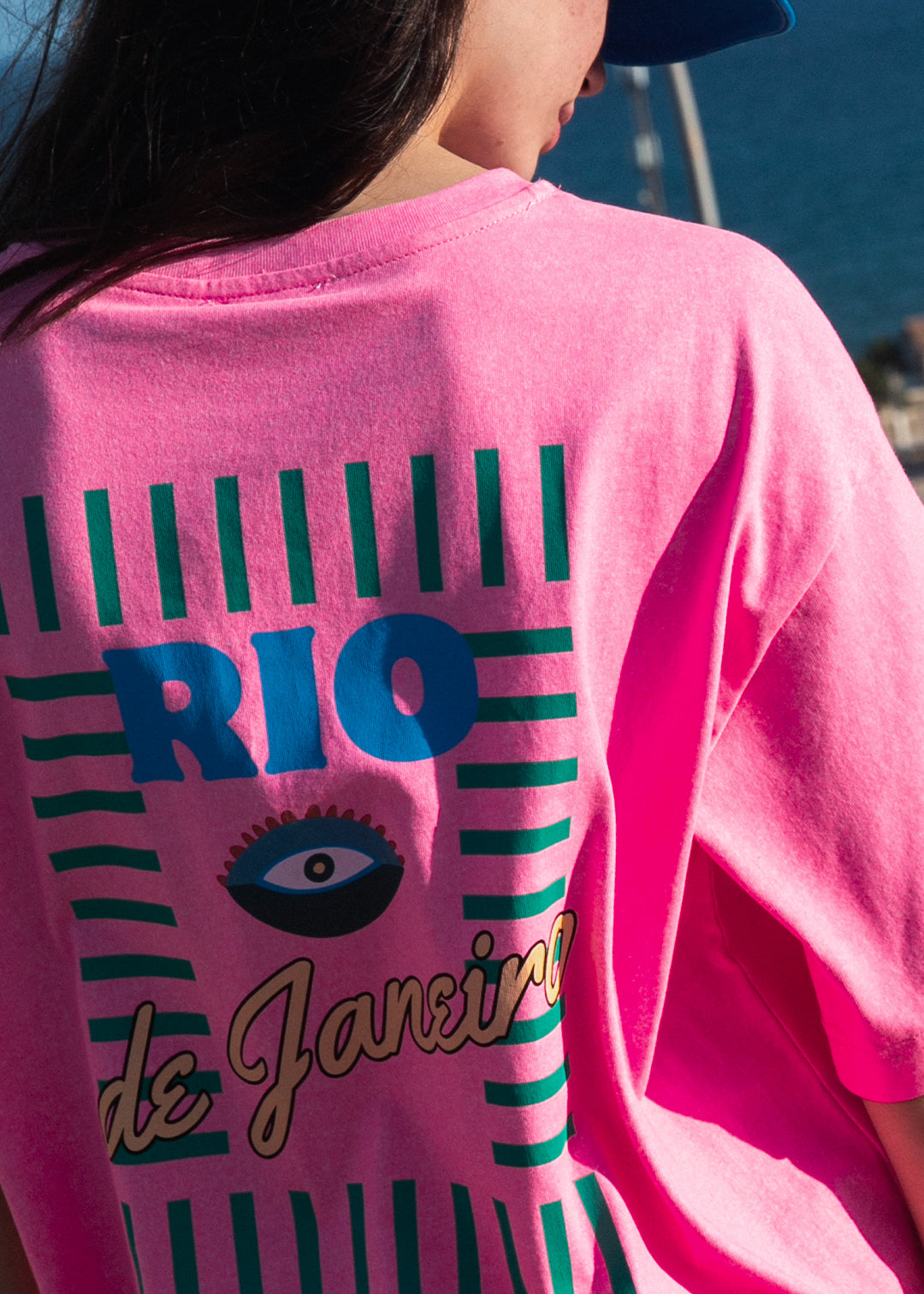 T-shirt Tila rose de Janeiro