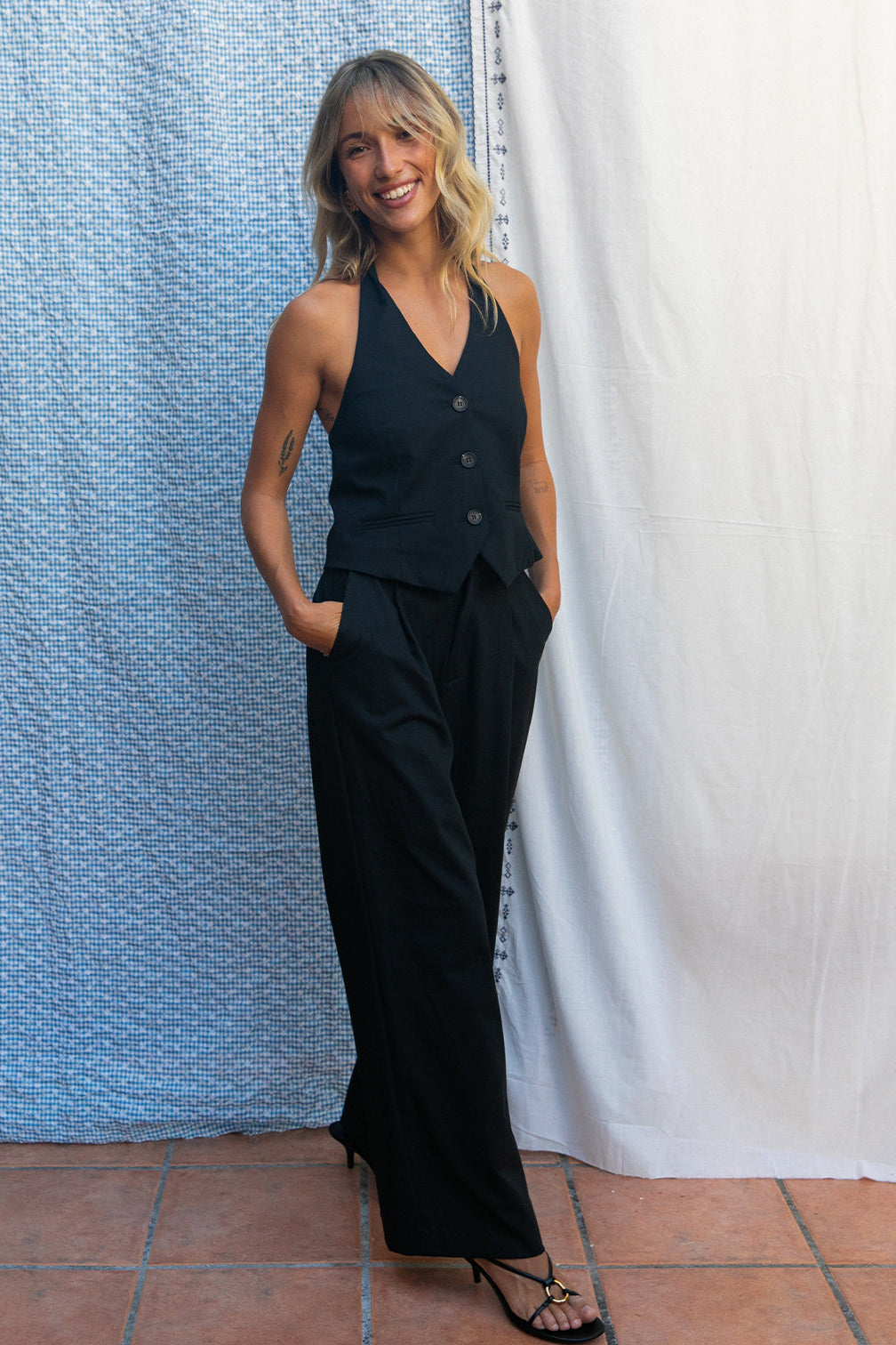 Black Pablo trousers