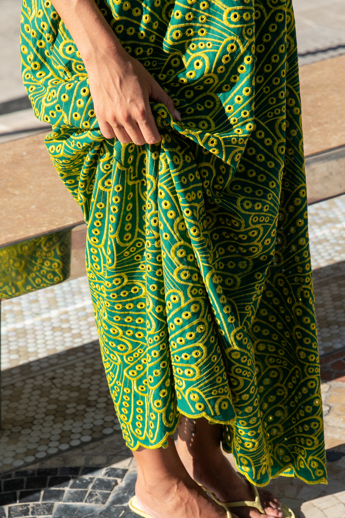 Rio dress with Selva embroidery