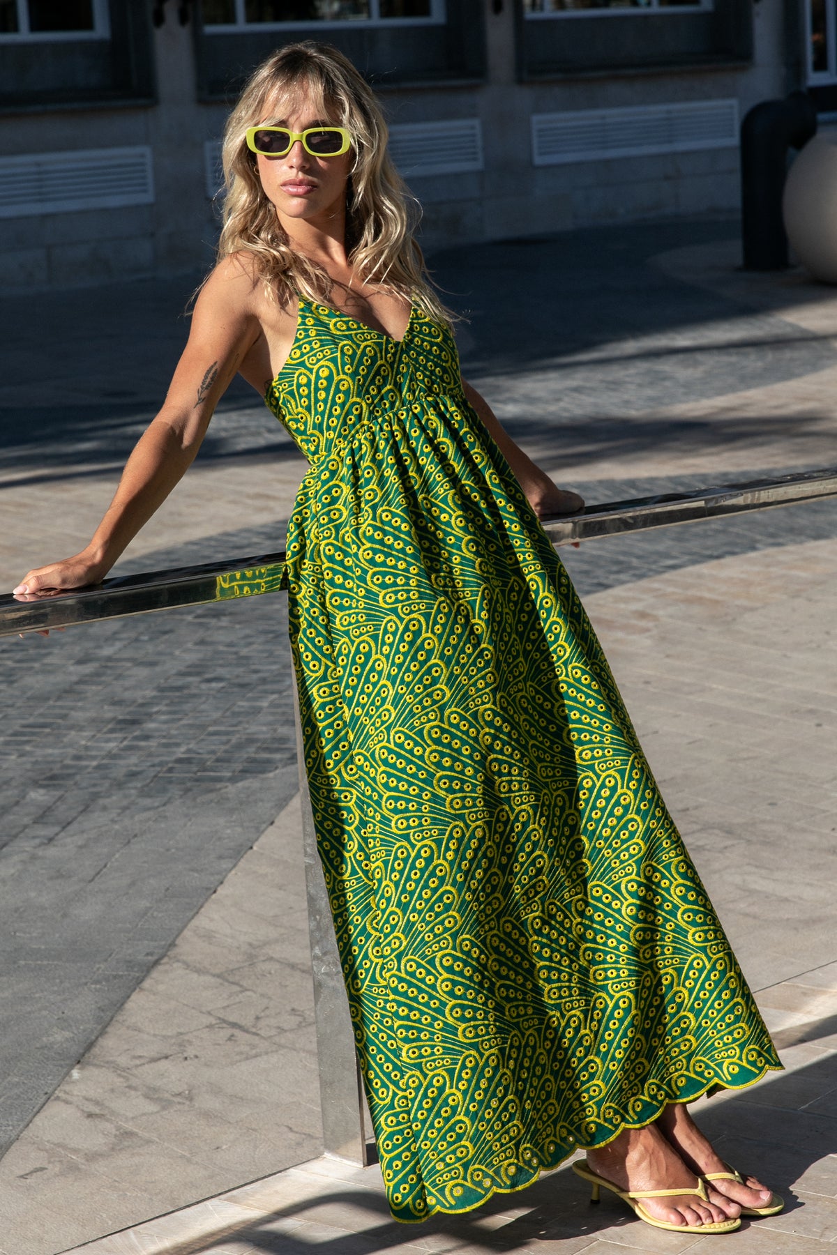 Rio dress with Selva embroidery