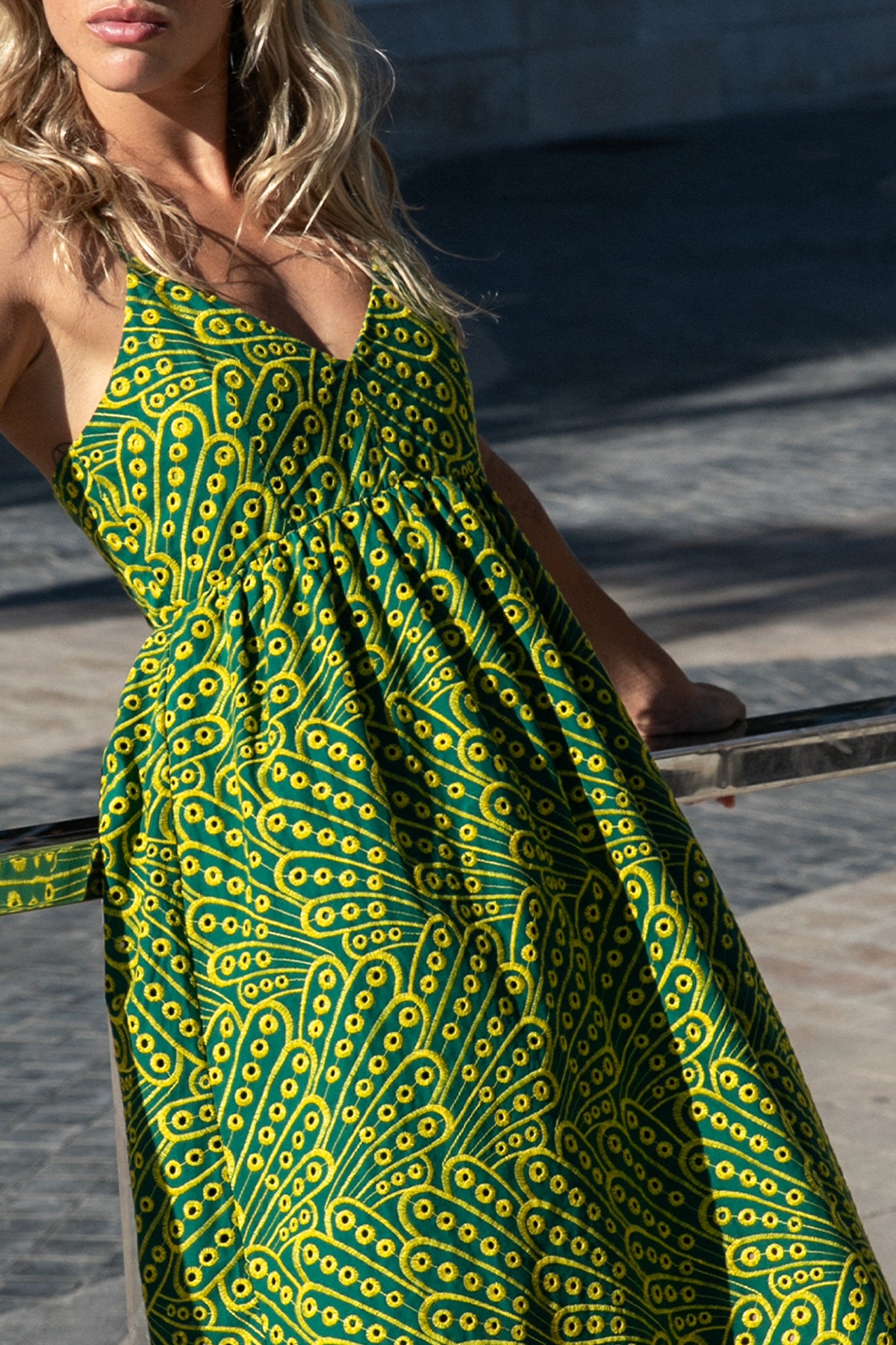 Rio dress with Selva embroidery