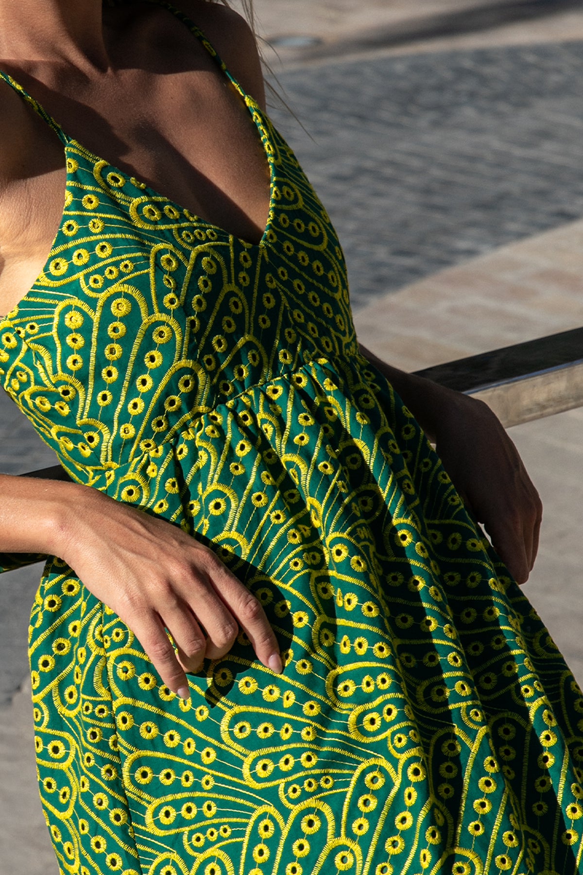 Rio dress with Selva embroidery