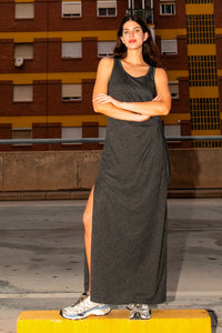 Robe Rivia gris carbone