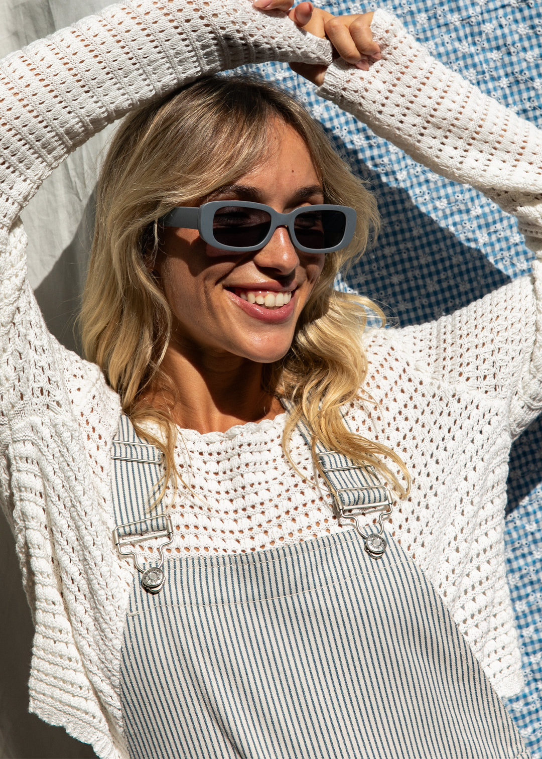 Pull en crochet Massena écru