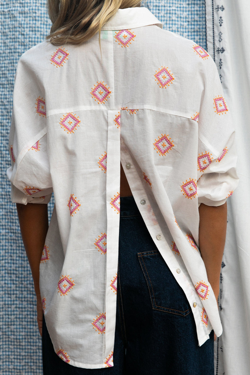 Cally Pueblo Embroidery Shirt