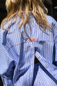 Cally shirt • Jet Lag stripes