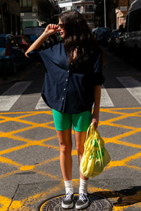 Cally navy blue shirt