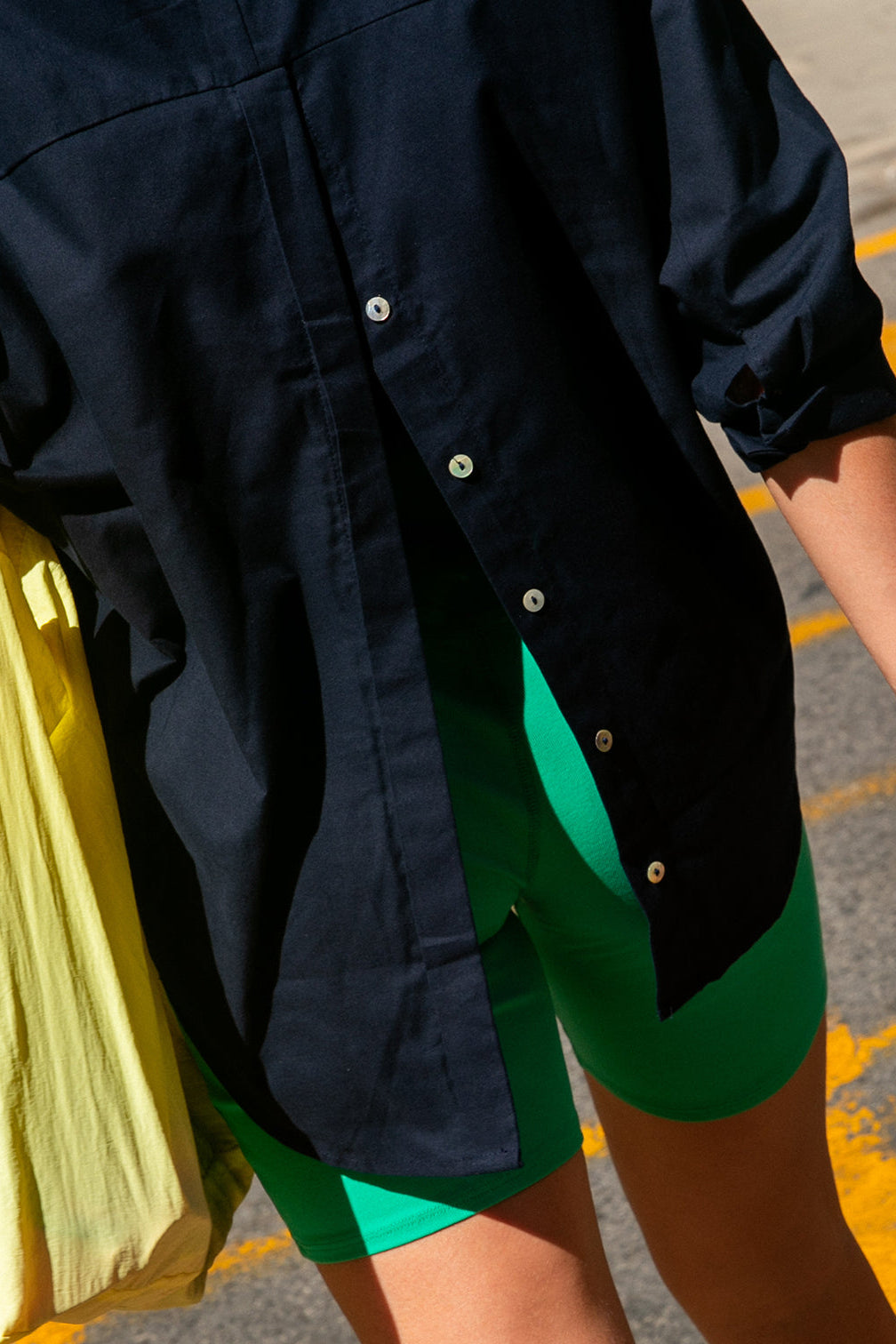 Cally navy blue shirt