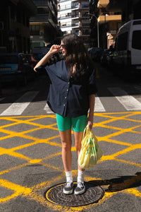 Chemise Cally bleu marine