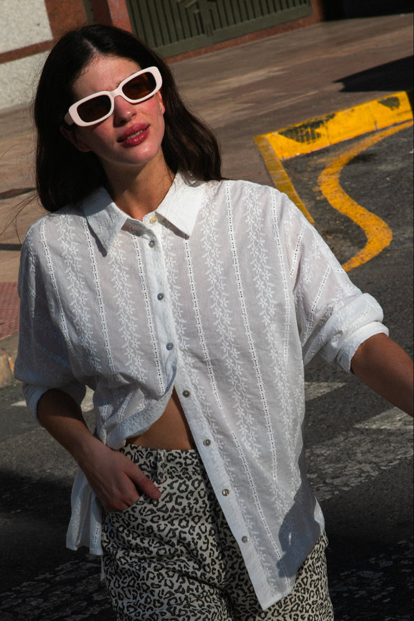 Chemise Cally broderie Bahia