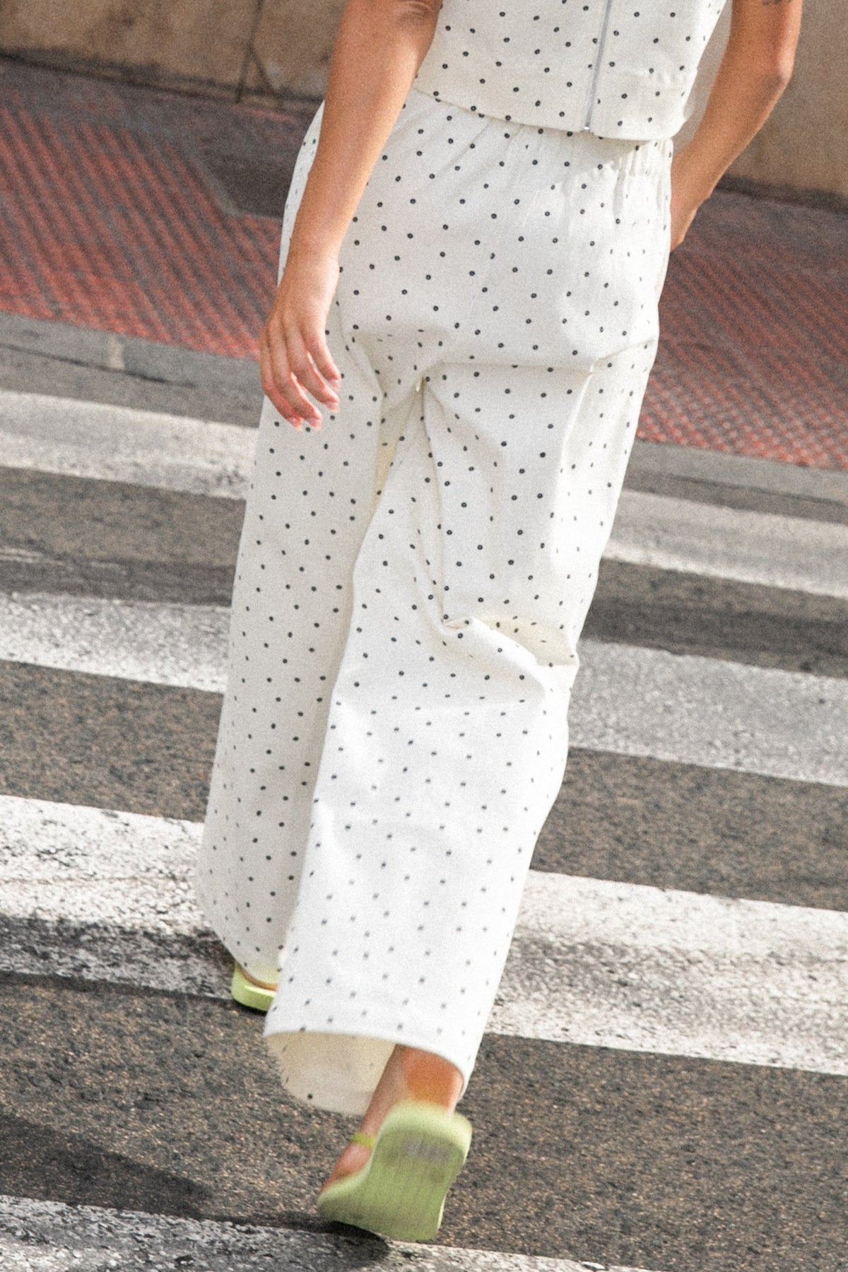 Pantalon Pavar • Daisy blanc