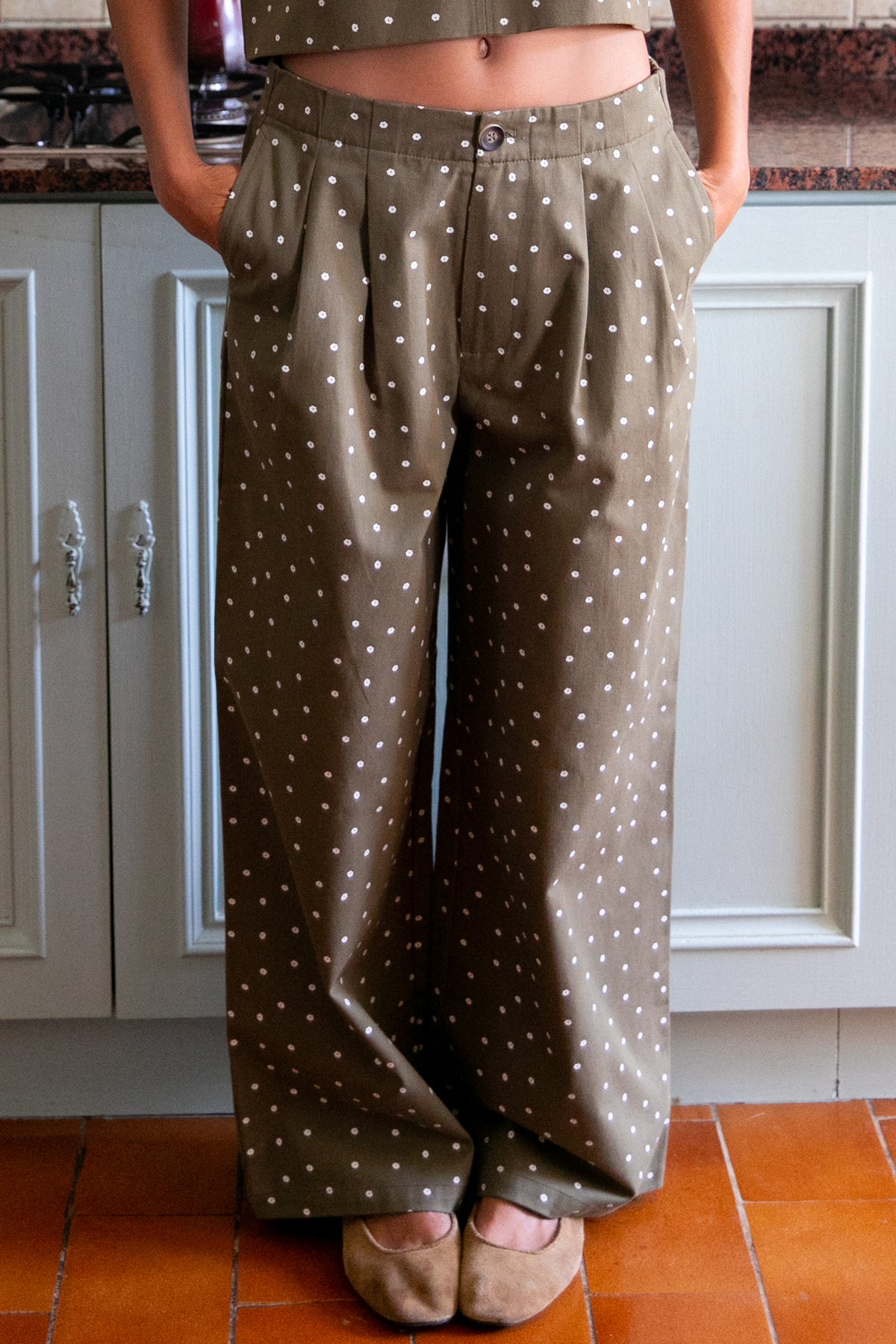 Pantalon Pavar • Daisy kaki