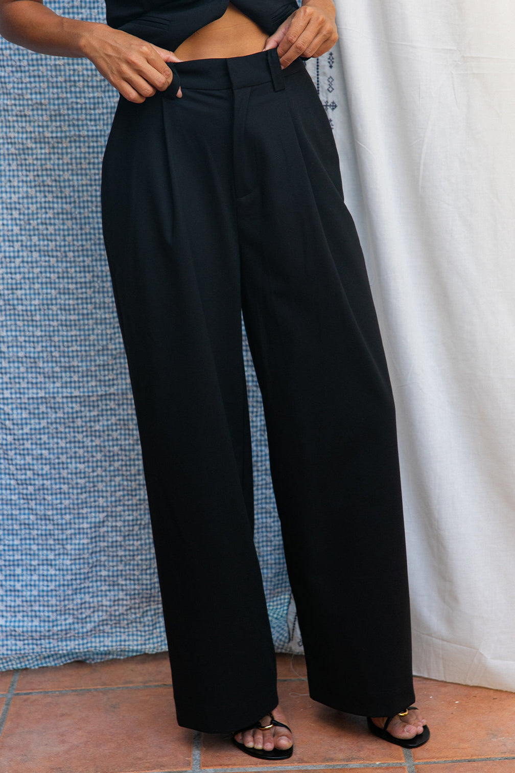 Black Pablo trousers