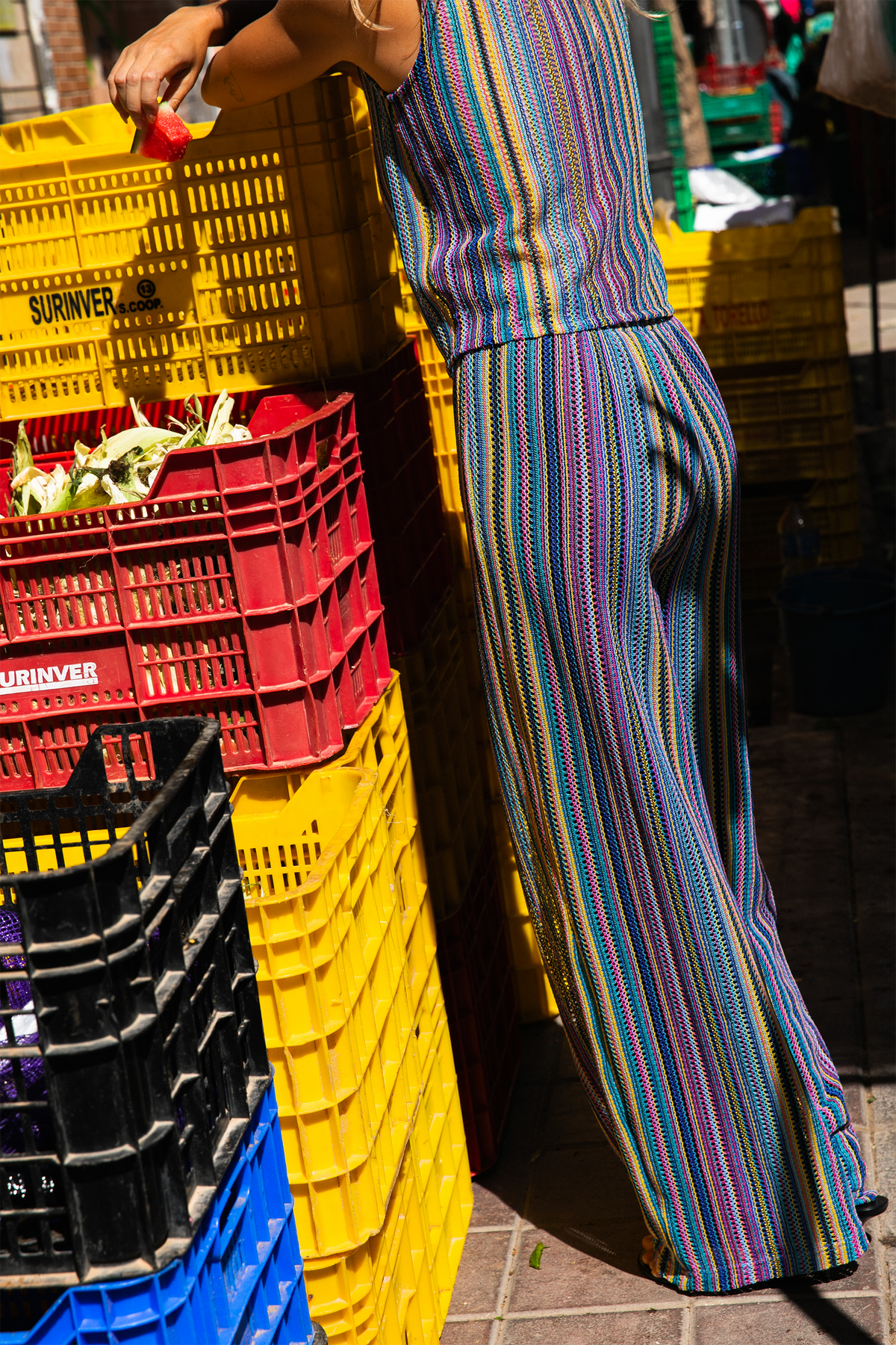 Samba stripes Paulo pants