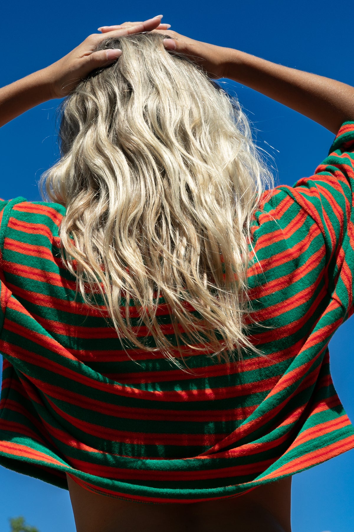 Neila Miami striped sweatshirt