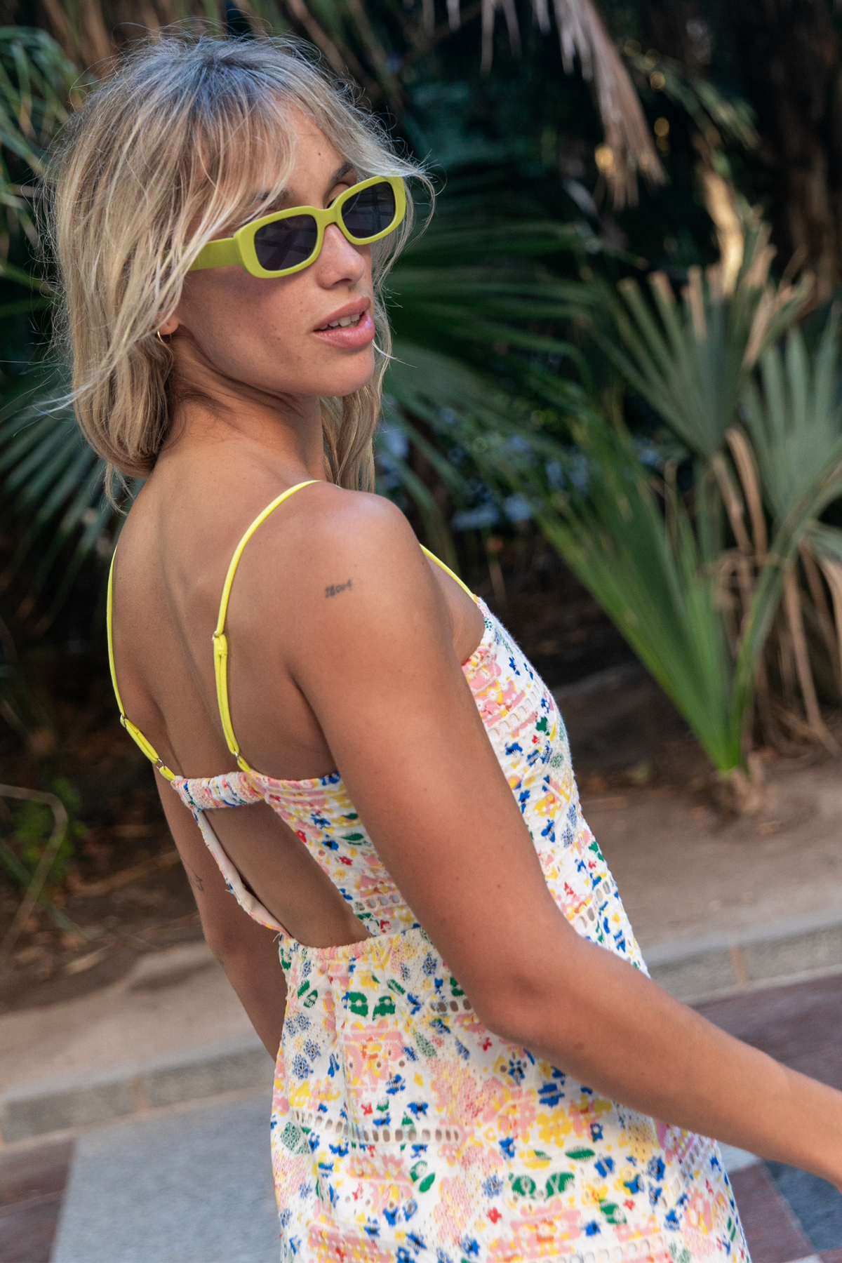 Randal Garden embroidery dress