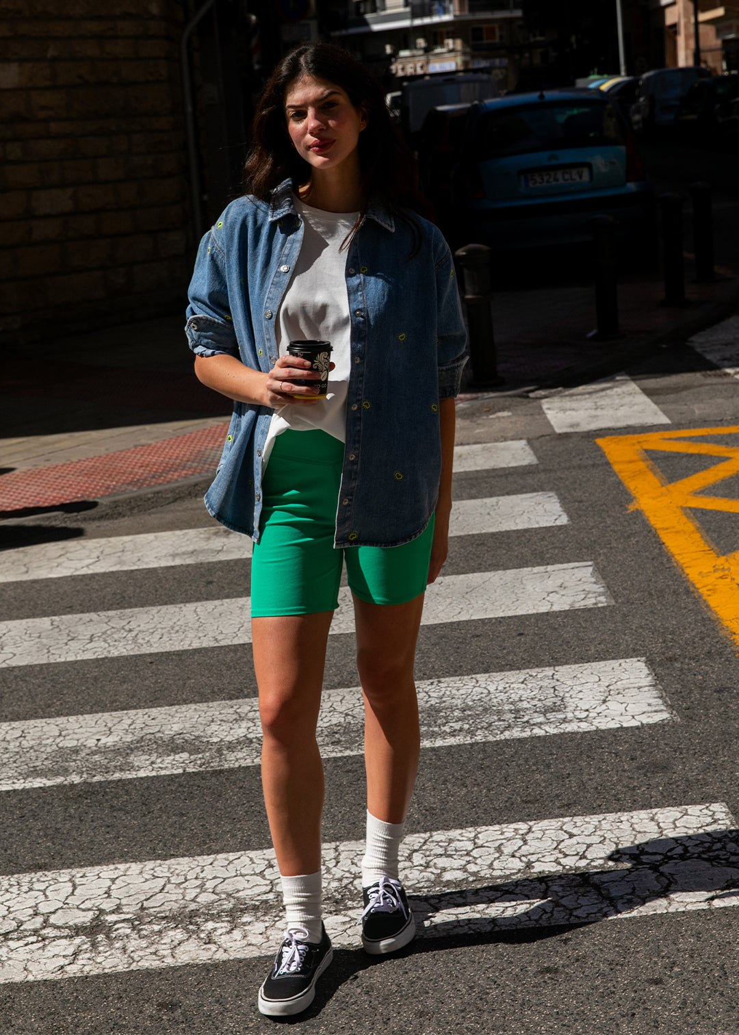 Veste en jean brodé Vlodia