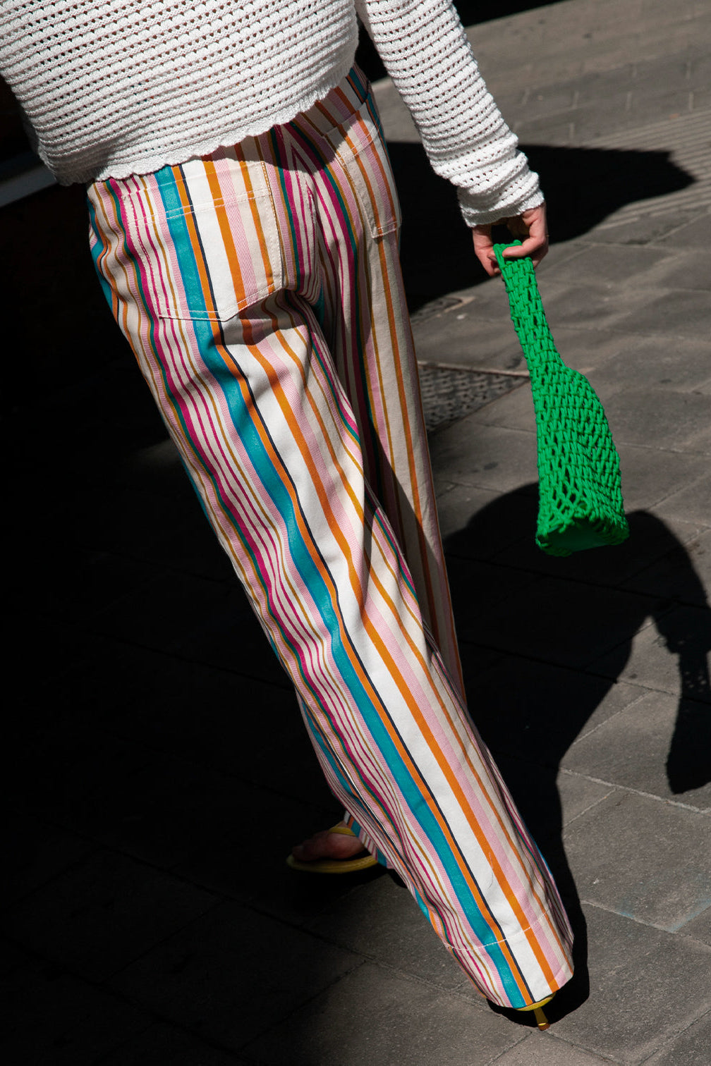 Pantalon Palot rayures multicolores