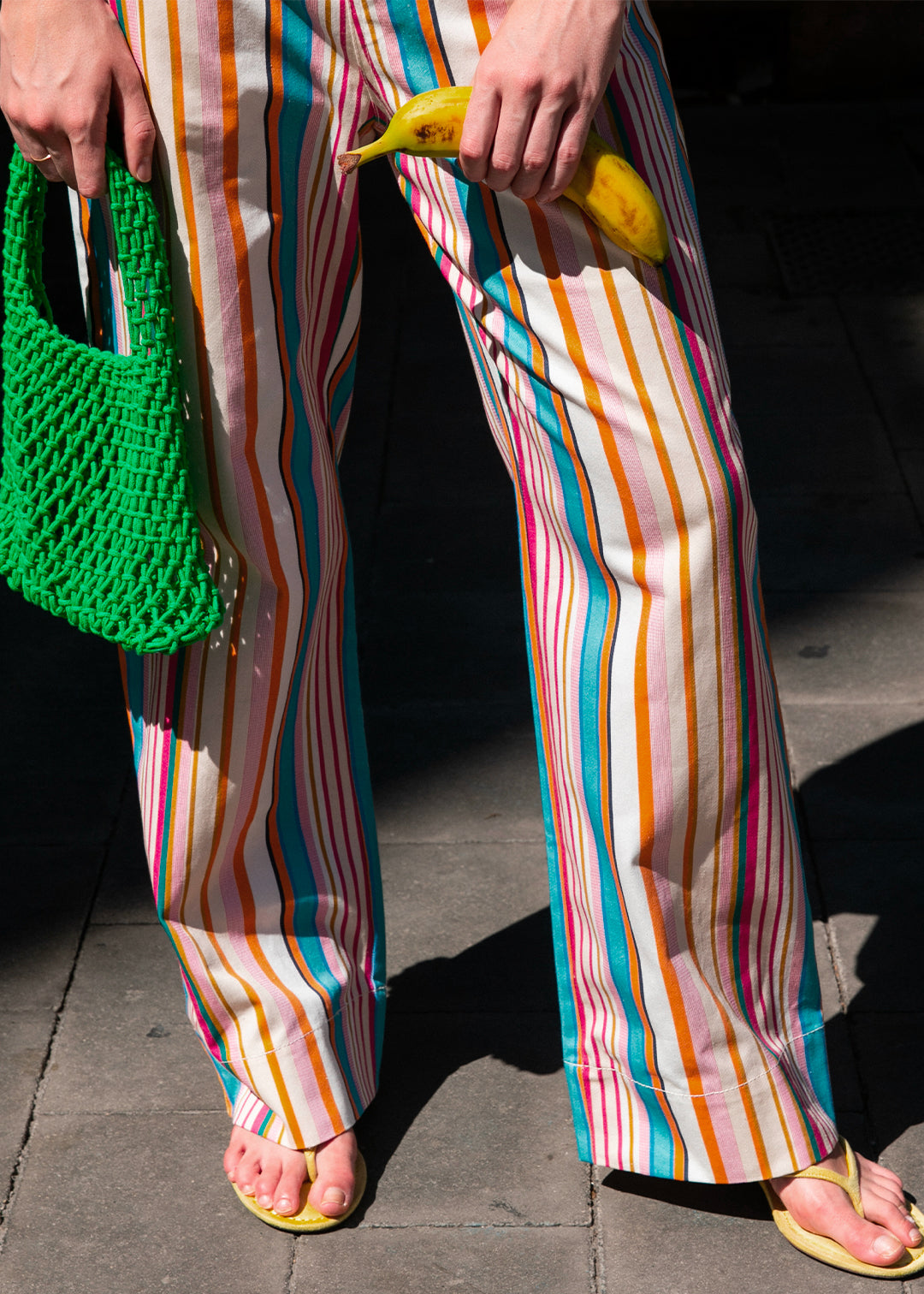 Pantalon Palot rayures multicolores