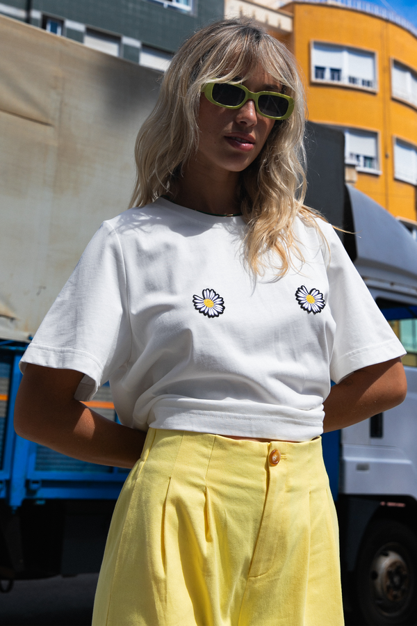 T-shirt Tender blanc • Marguerite