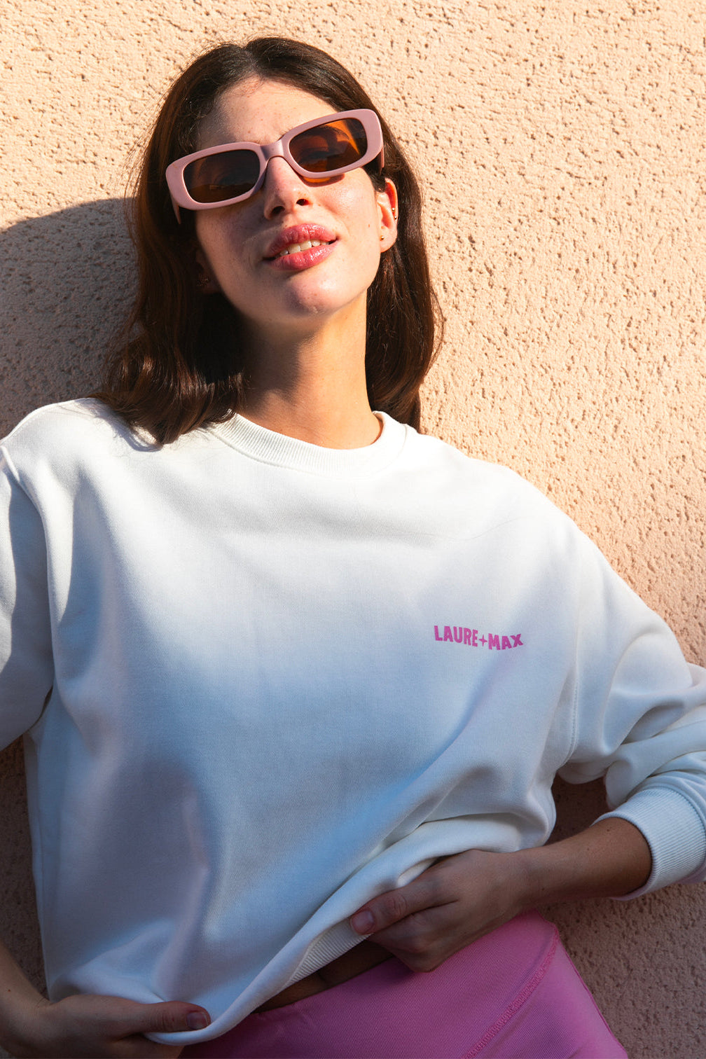 Nir white sweatshirt