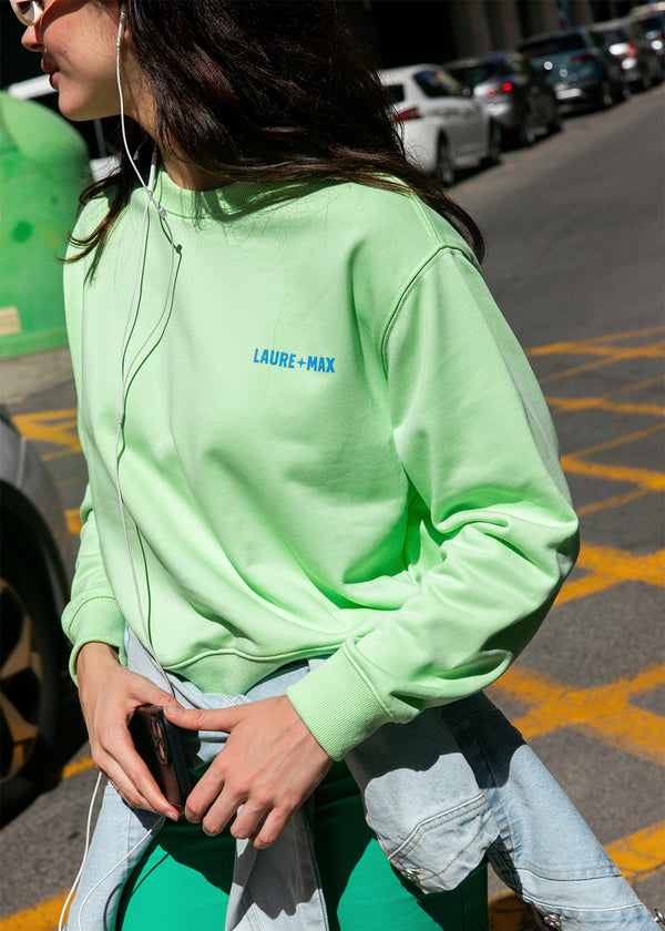 Sweat Nir vert