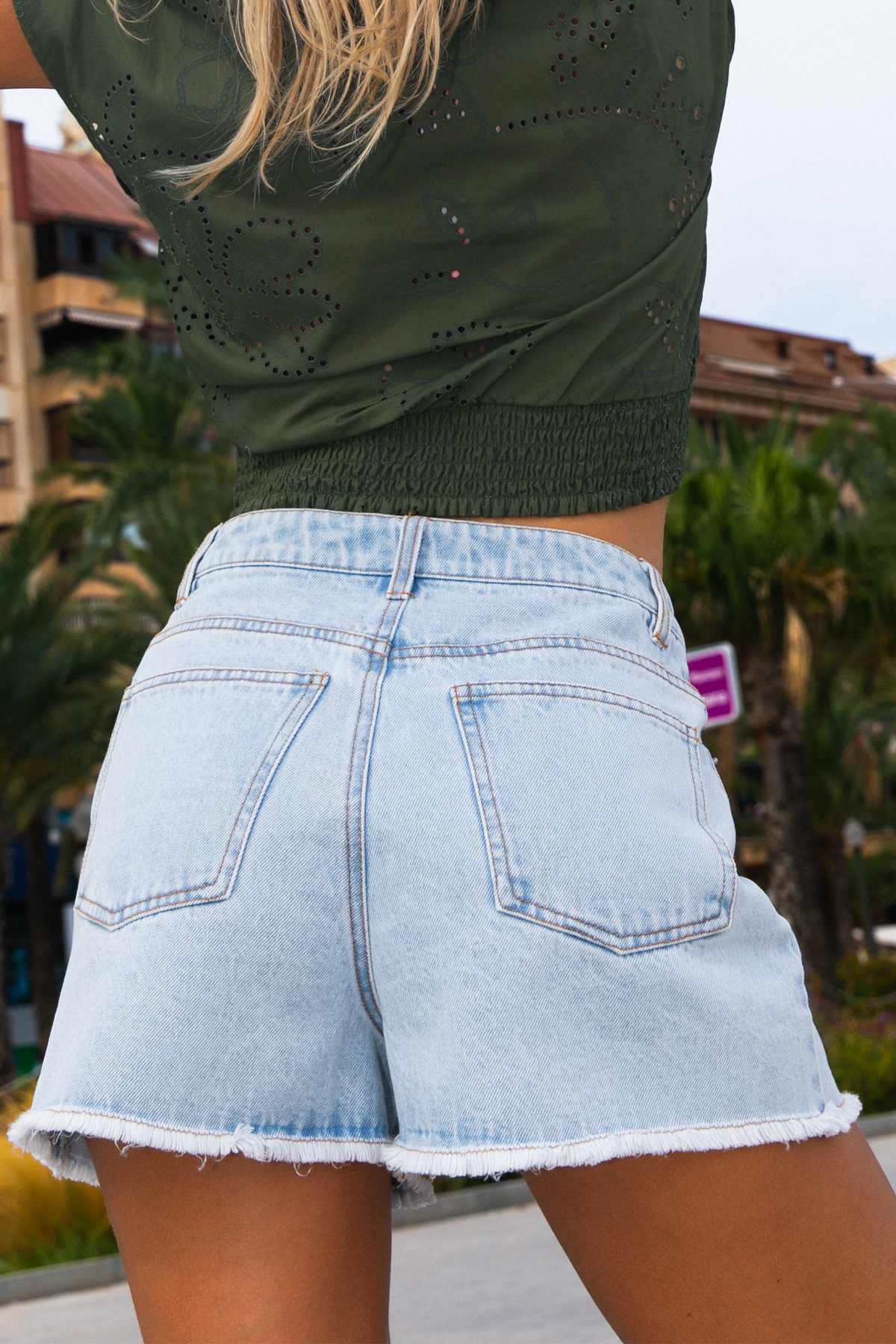 Short en jean Solina