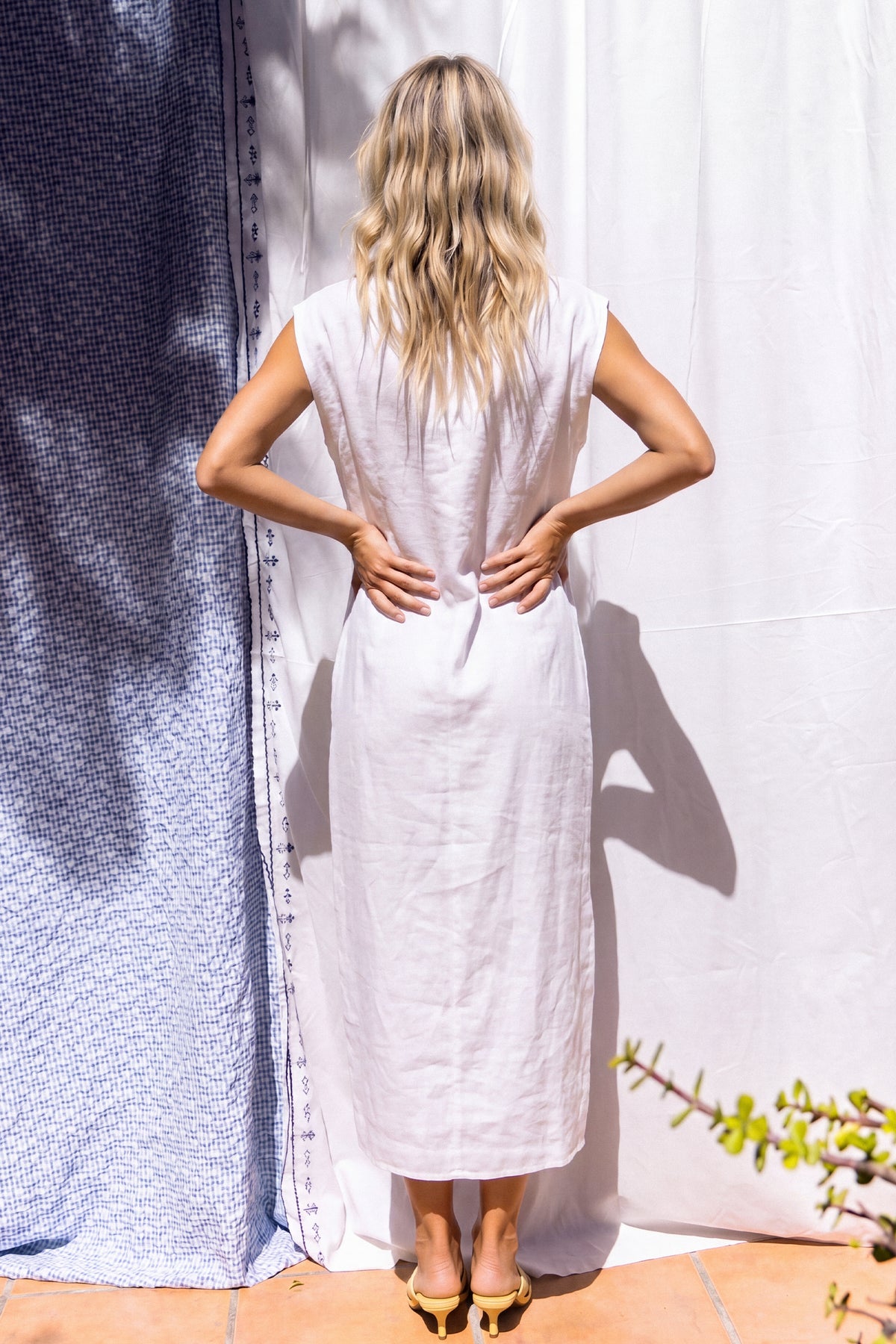 Robe Rayne à rayures écrues