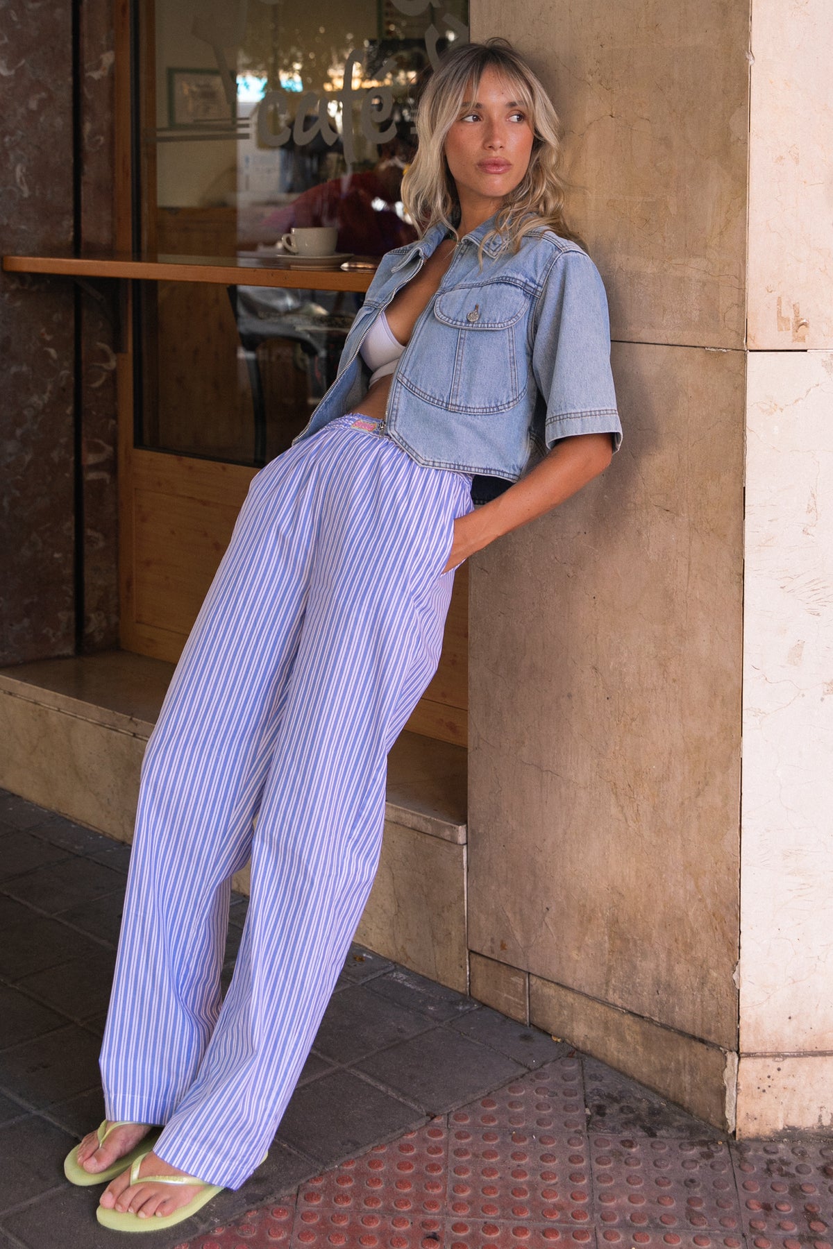 Pantalon Petrus rayures Jet Lag