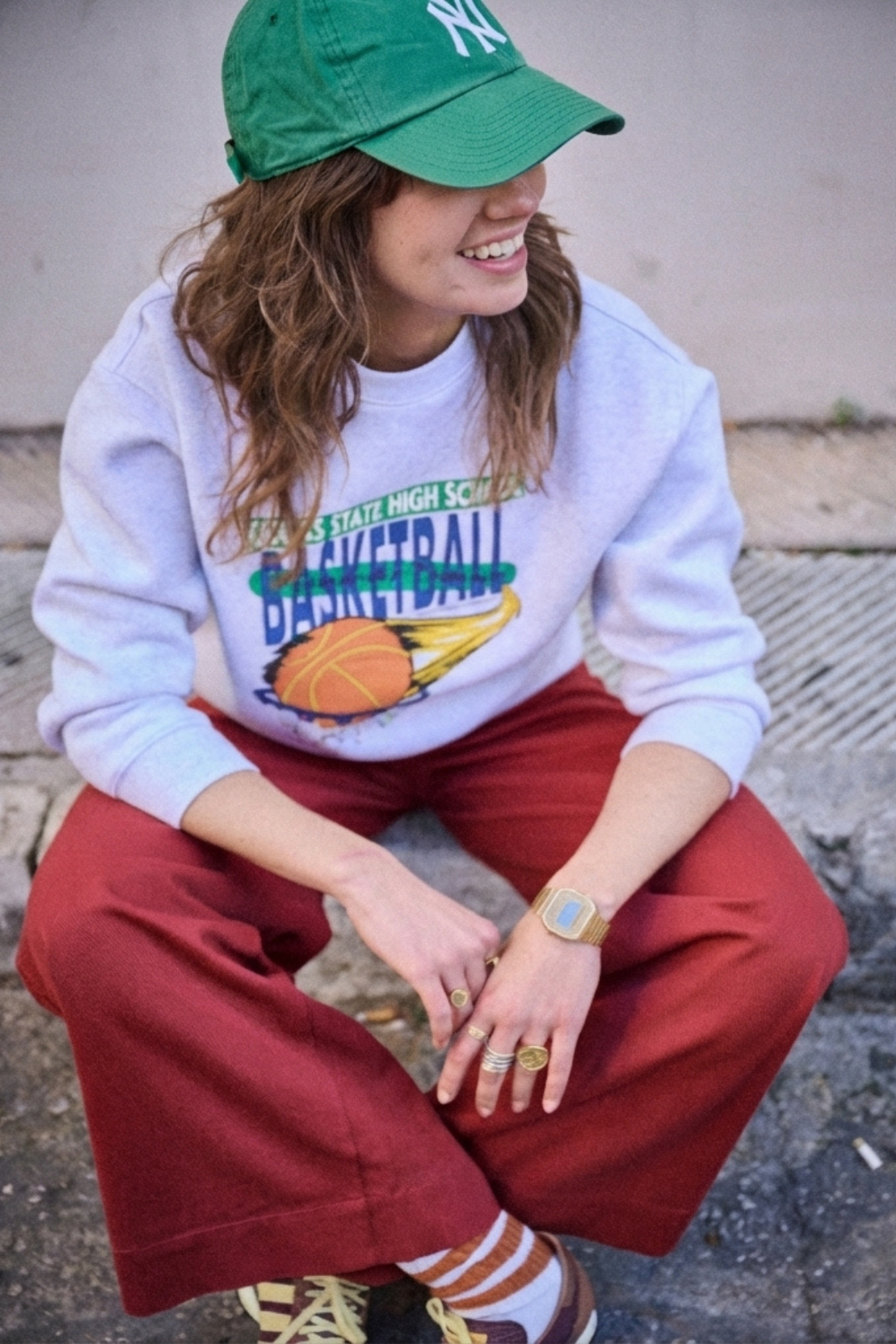 Pantalon Palmire rouge