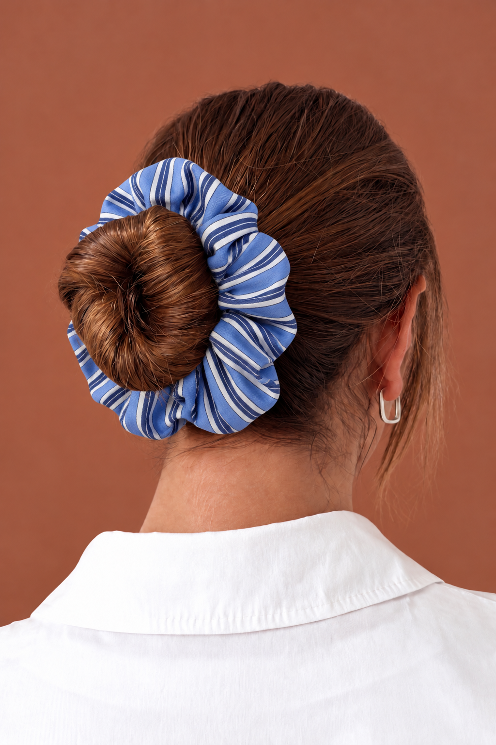 Chouchou Anita rayures bleues