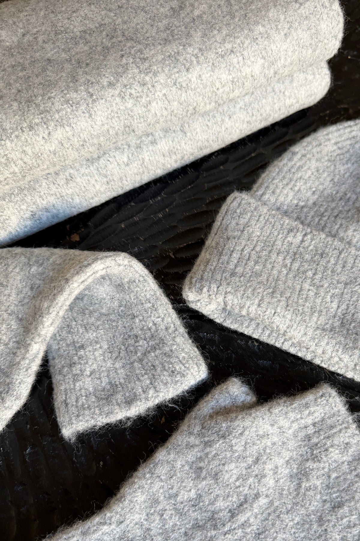 Écharpe Alysse gris chiné
