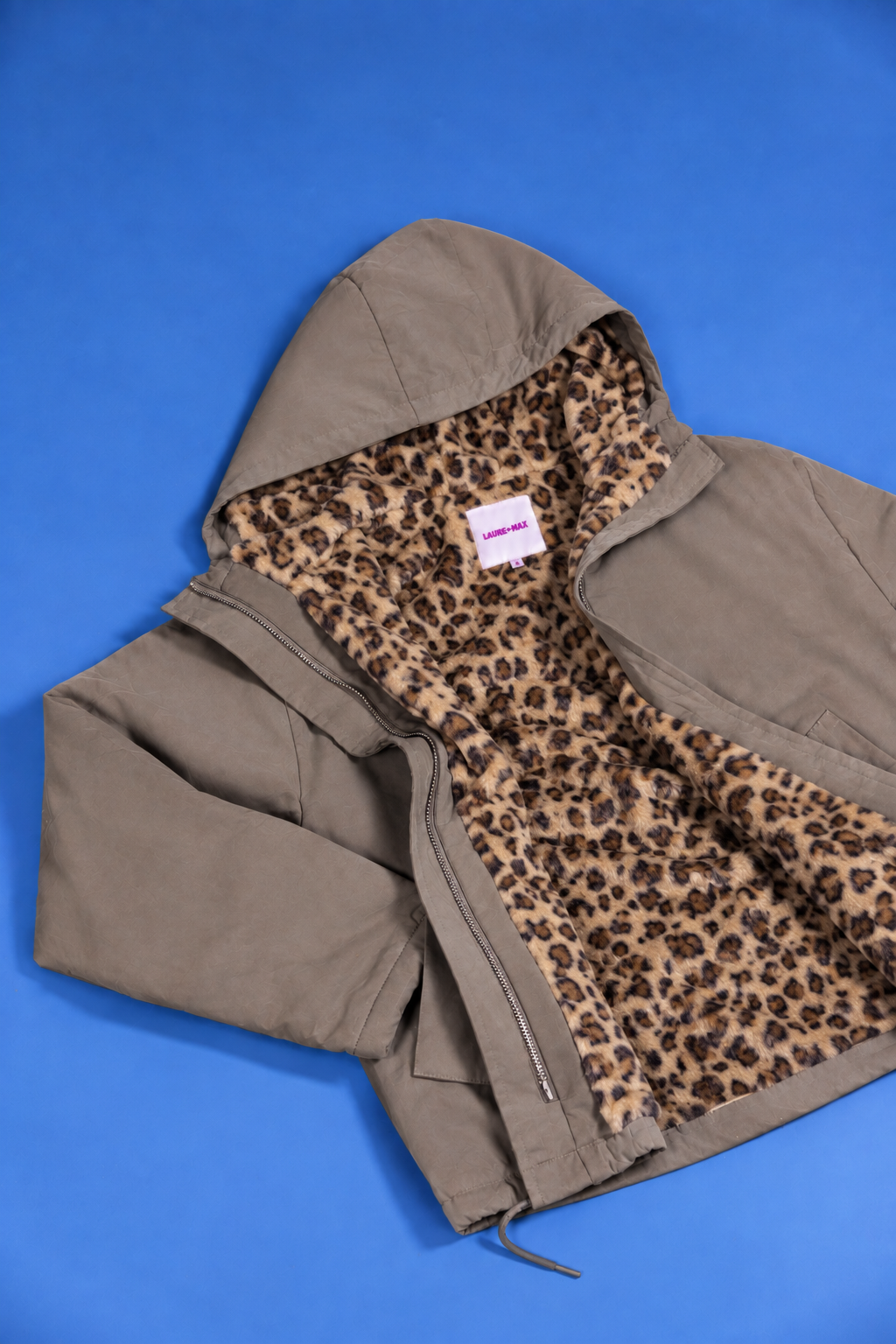 Parka Guzmania en coton kaki