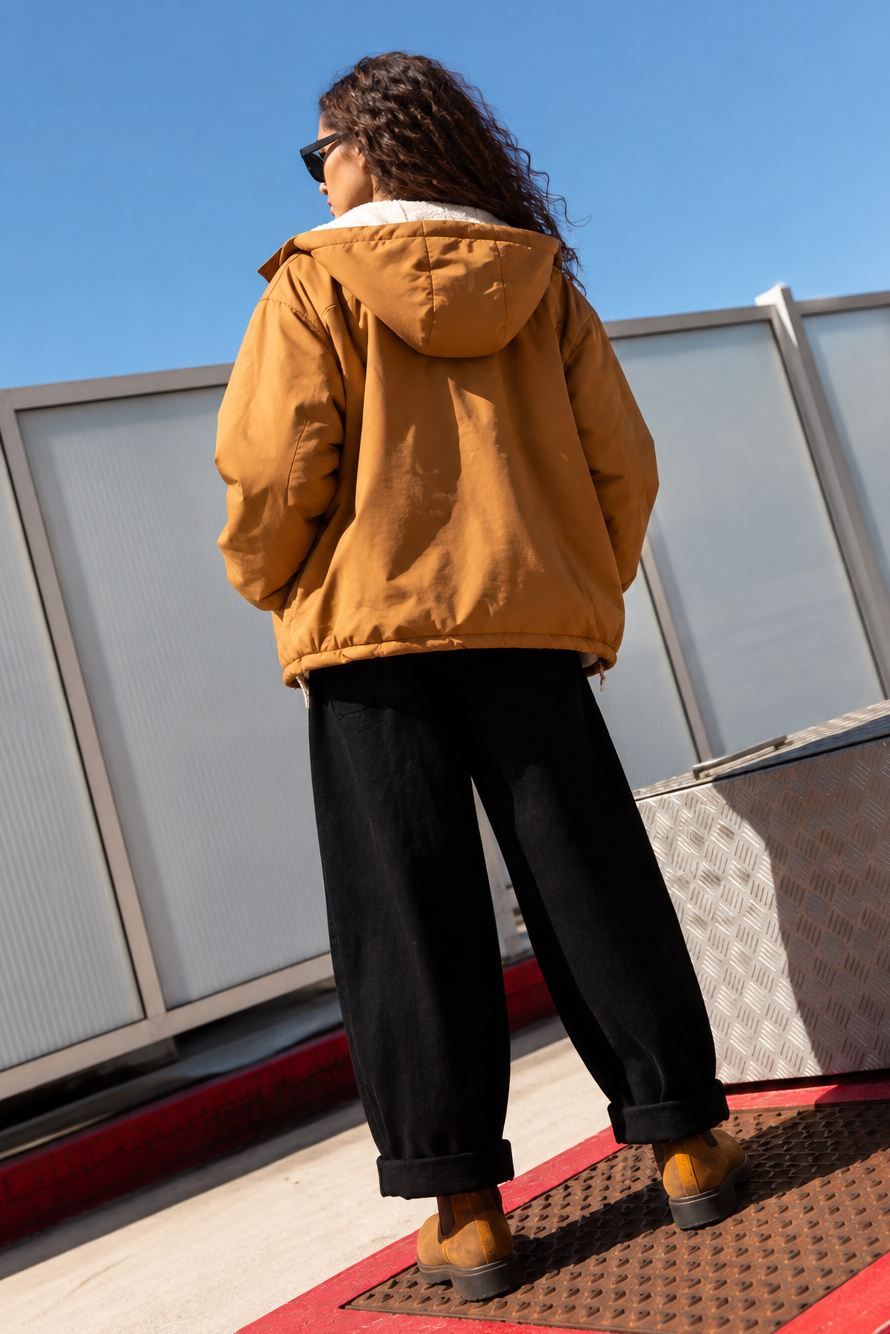 Parka Guzmania camel