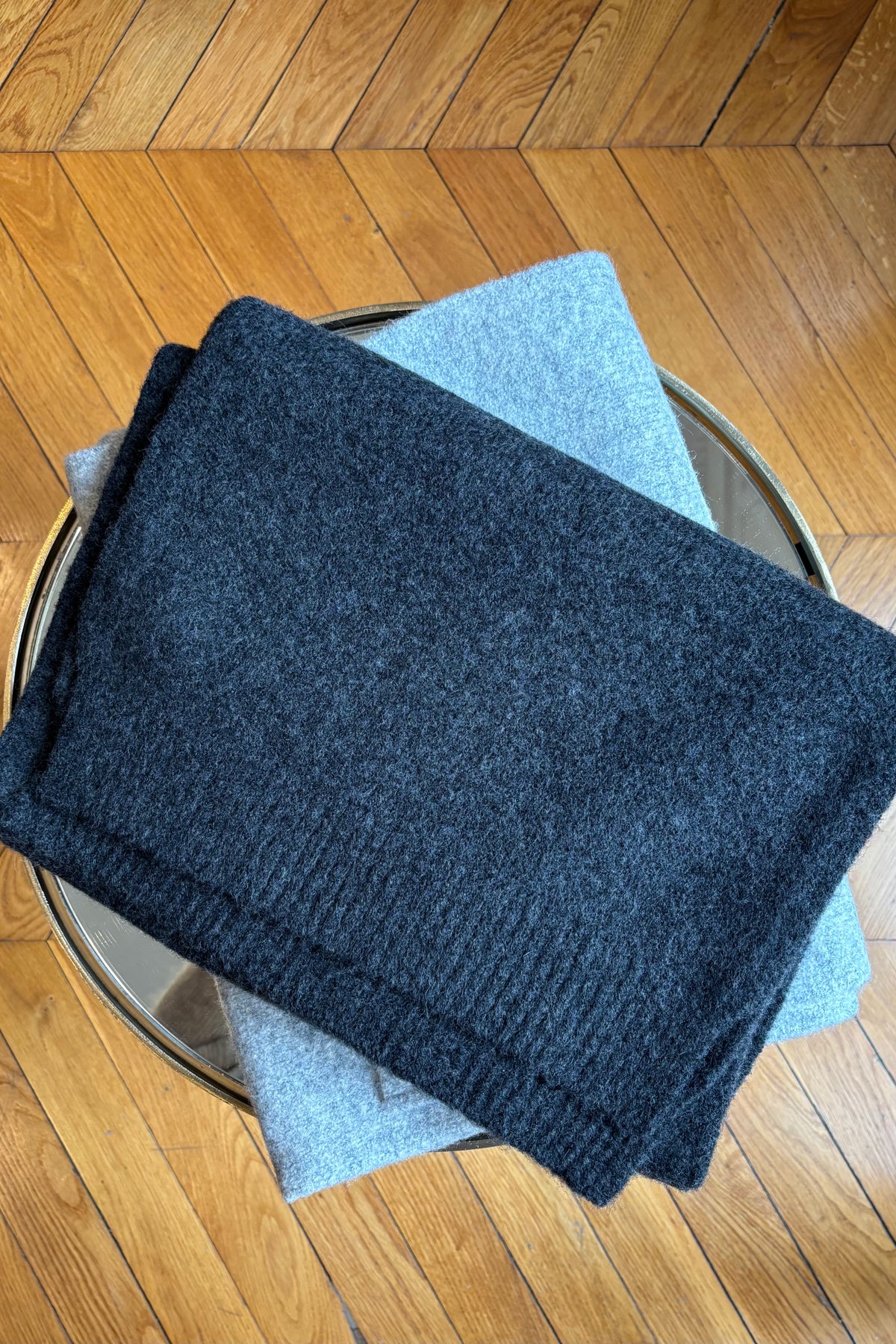 Écharpe Alysse gris anthracite