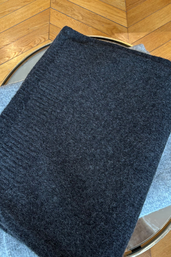 Écharpe Alysse gris anthracite
