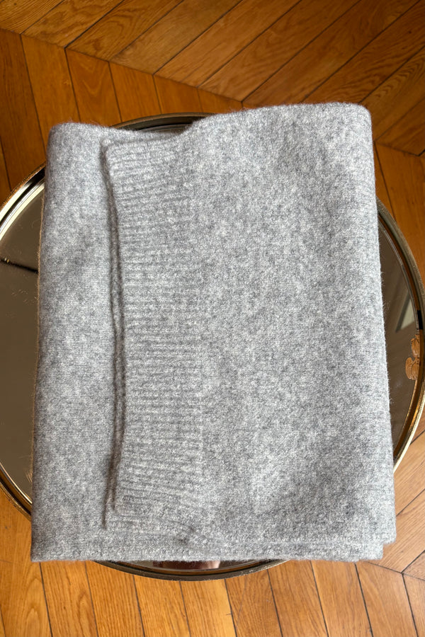 Écharpe Alysse gris chiné