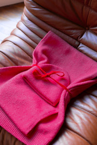 Lot Écharpe + Bonnet roses