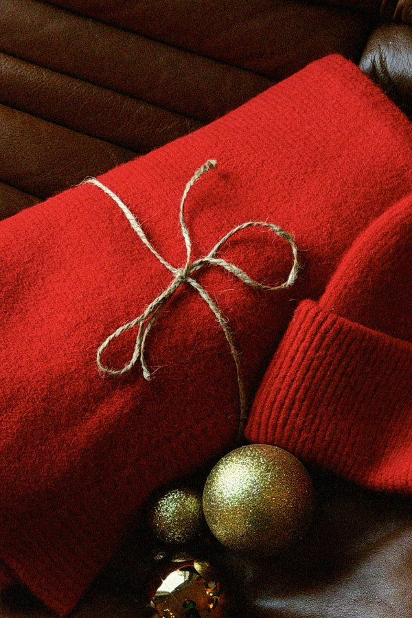 Lot Écharpe + Bonnet rouges