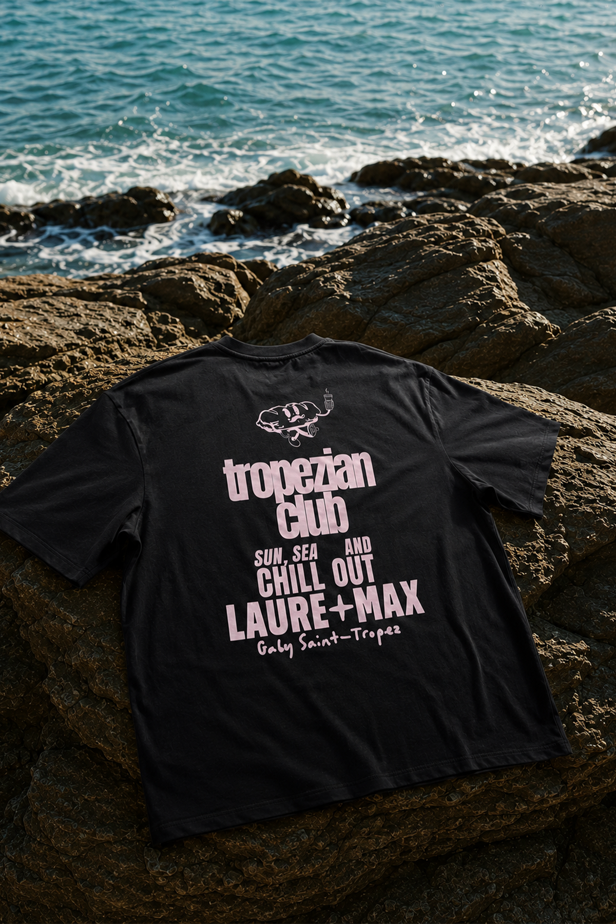 T-shirt Nura noir x Gaby